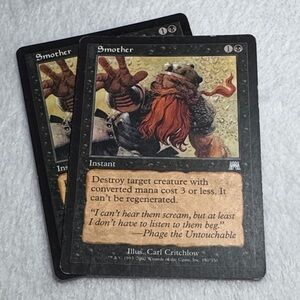 MTG Magic the Gathering Smother x2